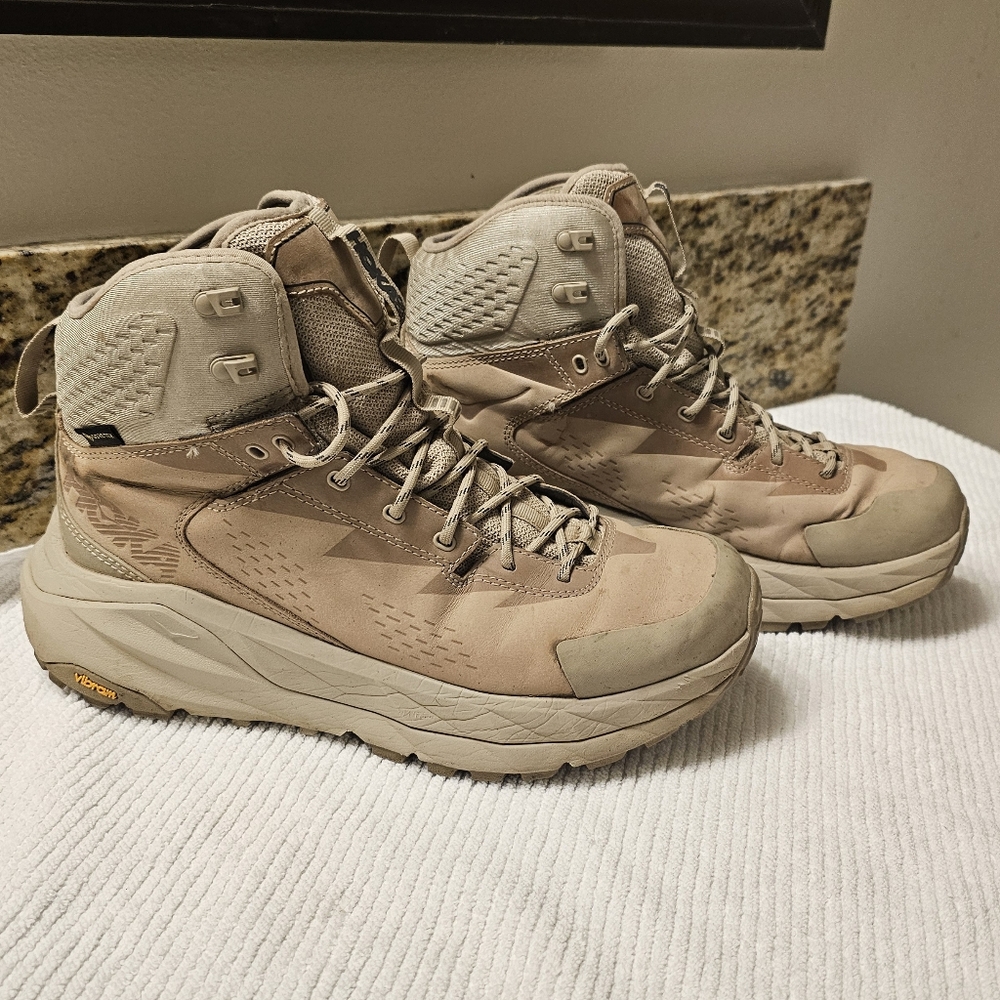 Hoka One One Beige Athletic Shoes